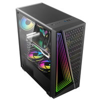 Boîtiers de PC Gamer Micro ATX/ATX/ITX Tours Verticales Table SPCC Verre Trempé Ventilateur RGB Refroidisseur Aluminium Micro Boîtier d'Ordinateur