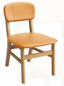 ชุดโต๊ะรับประทานอาหารไม้เนื้ออ่อนสไตล์โมเดิร์นสำหรับร้านอาหาร บาร์ โรงแรม คาเฟ่ ห้องนั่งเล่น ล็อบบี้ วิลล่า; โต๊ะและเก้าอี้แบบแผง - Product Image 2