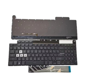 คีย์บอร์ดแล็ปท็อปสำหรับ ASUS TUF <span class=keywords><strong>A15</strong></span>เกม <span class=keywords><strong>FA507RR</strong></span> FA507RM FA507RE FA507RC FA507RF FA507RW สีดำ - Product Image 1