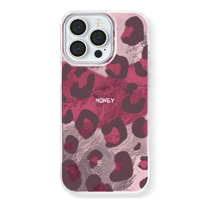 Cùn Tình Yêu Màu Hồng <span class=keywords><strong>Leopard</strong></span> Mô Hình Điện Thoại Trường Hợp Đối Với iPhone 17 16 15 14 13 12 Pro Max Tất Cả Bao Gồm Chống Mùa Thu Các Biện pháp PC Vỏ Cứng - Product Image 3