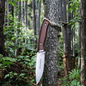 Cuchillo Plegable Táctico de Caza, Personalizado, con Hoja de Acero Inoxidable OEM, Mango de Madera de Palisandro, para Defensa Personal y Actividades al Aire Libre, Venta Caliente - Product Image 1
