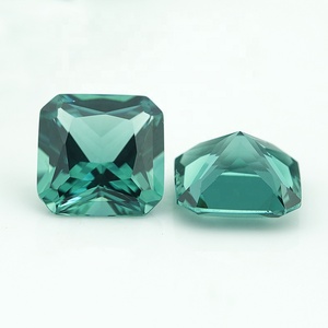 Offre Spéciale Hydro Poire 10*10mm synthétique Lâche Émeraude Pierres Précieuses Pour bijoux - Product Image 4