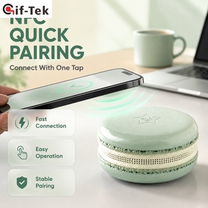 Altavoz Macaron con Emparejamiento Instantáneo NFC, Sonido <span class=keywords><strong>de</strong></span> Alta Calidad, Altavoz <span class=keywords><strong>Bluetooth</strong></span> Inalámbrico <span class=keywords><strong>Mini</strong></span> Portátil Creativo para Viajes y Hogar - Product Image 3
