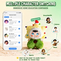 Jouet en peluche interactif IA, compagnon éducatif, apprentissage des langues, traduction, racontage d'histoires, pour cadeau d'anniversaire, robot IA
