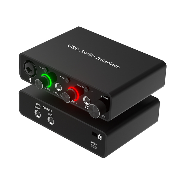Xlr Ssl Mixer Interface Audio Studio Usb Sound Card 192k Bundle Oem Ios daw Recording Studio Usb Audio Interface