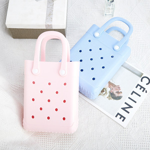 Estuche de EVA de gran capacidad con orificio de inyección Cesta de mano para mascotas Bolsa de almacenamiento de playa Bolsa de compras conveniente Propósito especial - Product Image 4