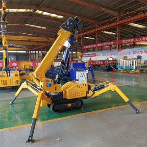 ماكينة مناولة عن بعد مع أرجل هيدروليكية تلسكوبية ، رافعة عنكبوتية مصغرة ، رافعة مجنزرة - Product Image 4