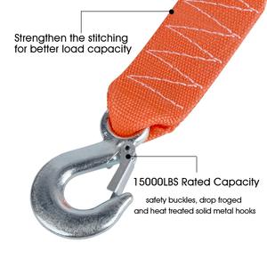 Corde de remorquage de <span class=keywords><strong>voiture</strong></span> tout-terrain à double épaisseur avec sangle de sauvetage résistante à la traction pour la récupération de <span class=keywords><strong>voiture</strong></span> décorative - Product Image 4