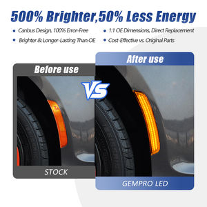 Feux latéraux sans erreur CANBUS en gros pour <span class=keywords><strong>Fiat</strong></span> <span class=keywords><strong>500</strong></span> 500e Pop/Sports 2011 - 2019 Accessoires de feux de pare-chocs de voiture - Product Image 4