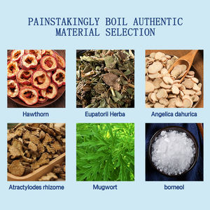 허브 슬리밍 배 펠렛 배꼽 패치 지방 연소를위한 천연 허브 복부 체중 감소 슬리밍 패치 30PCS - Product Image 6