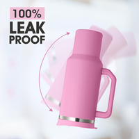 Offre Spéciale – Gobelet de Voyage Isotherme à Double Paroi en Acier Inoxydable 40oz avec Poignée et Couvercle à Paille, Coffret Cadeau avec Tasse à Café