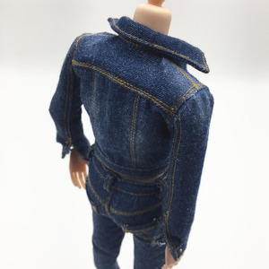Scarpe con tacco alto in scala 1/6 giacca di Jeans e gilet di Jeans per Action figure da 12 \" - Product Image 6