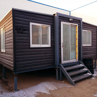Maisons modulaires et extensibles, 3 chambres à coucher, maison précommandée, conteneur