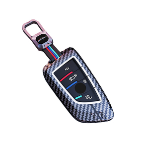 Accessoires de voiture de haute qualité nouveau <span class=keywords><strong>Design</strong></span> matière première supérieure couverture de boîtier de clé de voiture en Fiber de carbone pour <span class=keywords><strong>BMW</strong></span> F30 série 3 X5 <span class=keywords><strong>X3</strong></span> - Product Image 1