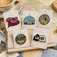 Épingles à revers en métal émaillé personnalisées avec logo de dessin animé, fleurs, sport - Vente en gros, fabricant pas cher