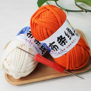 RongMeiXuan 100g Cotton Knitting Thick T-Shirt T Shirt Line Crochet Tshirt Cloth Yarn For Handmade