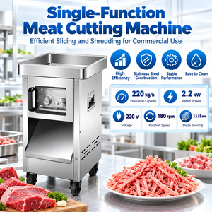 Machine à découper la viande robuste 2,2 kW, équipement électrique de découpe et de déchiquetage de viande 3,5 mm 5 mm pour la transformation alimentaire commerciale - Product Image 4