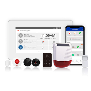 Nuevos Lanzamientos 2024 Sistema de Alarma de Seguridad contra Intrusión Inalámbrico WiFi <span class=keywords><strong>GSM</strong></span> de 4.3" con Aplicación Safety Guard, 4 Zonas Cableadas y Soporte para CMS - Product Image 2