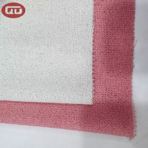 Venta al por mayor a granel tela de poliéster orgánico algodón Terry terciopelo toalla tela Pastel francés Terry - Product Image 4