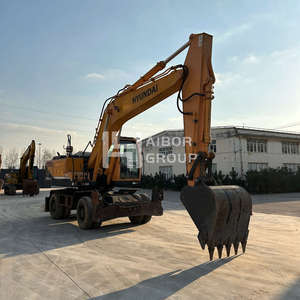 Usato Hyundai 210w-9 ruote idraulico a buon mercato escavatore <span class=keywords><strong>210</strong></span> in Corea per la vendita di alta qualità escavatore a ruote - Product Image 3