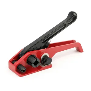 Vật nuôi đóng đai công cụ với windlass tensioner và feedwheel để căng thẳng, màu đỏ công cụ phổ biến với cắt được xây dựng trong