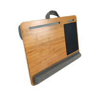 WDF OEM/ODM Base Para Table d'ordinateur portable Support d'ordinateur en bambou Table d'ordinateur portable pour lit multifonctionnel bambou bureau en bois classique WDF1128