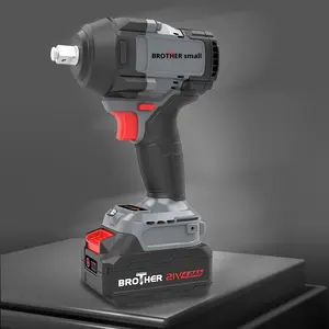 <span class=keywords><strong>Pistola</strong></span> <span class=keywords><strong>de</strong></span> aire con batería <span class=keywords><strong>de</strong></span> litio recargable <span class=keywords><strong>de</strong></span> alto par con llave <span class=keywords><strong>de</strong></span> <span class=keywords><strong>impacto</strong></span> eléctrica sin escobillas industrial 21V personalizada - Product Image 3