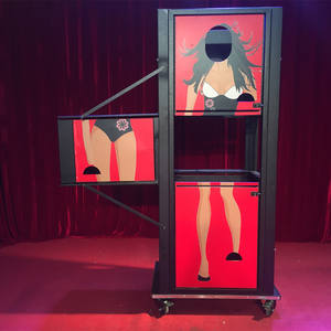 EVOKE MAGICS Stage Performance Illusion Equipment Couper le corps humain en trois pièces Tours <span class=keywords><strong>de</strong></span> <span class=keywords><strong>magie</strong></span> faciles à vendre - Product Image 2