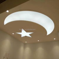 Faux-plafond décoratif tissu matériel prix impression 3D numérique UV PVC film plafond tendu design MSD