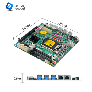 เมนบอร์ดอุตสาหกรรม Yentek VS590 LGA1200 Mini-ITX 6 พอร์ตเครือข่าย PoE พอร์ตซีเรียลคู่ Intel I7 - Product Image 3