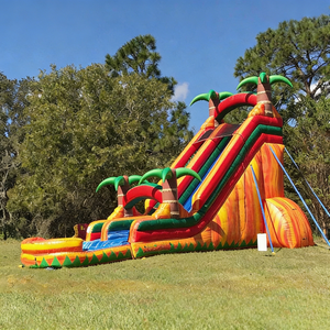 สไลเดอร์เป่าลม PVC ทนทาน บ้านลมขนาดใหญ่พร้อมสระน้ำ คอมโบกระโดดเด้งดึ๋ง สำหรับงานปาร์ตี้กลางแจ้งและสวนสนุก - Product Image 6