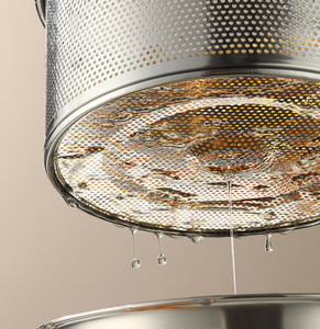 <span class=keywords><strong>Casserole</strong></span> en acier inoxydable avec couvercle en verre et panier passoire à pâtes - Ensemble <span class=keywords><strong>de</strong></span> 3 casseroles multifonctionnelles pour la cuisine à domicile - Product Image 5