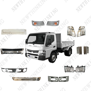 Calandre large noire et chromée de haute qualité pour <span class=keywords><strong>Mitsubishi</strong></span> <span class=keywords><strong>Fuso</strong></span> <span class=keywords><strong>Canter</strong></span> 2010, pièces de carrosserie de camion, camions japonais et nouveau modèle - Product Image 6