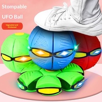 Jeu de sport en plastique parent-enfant : Balle rebondissante transformable, Disque volant magique transfrontalier, Jouet de catapulte d'extérieur