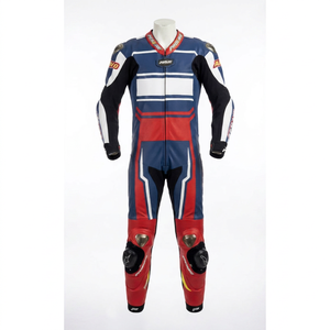 <b>Mens</b> Zuzuki Genuine Cowhide/Kangaroo Motorbike Racing High-Performance Leather 1Pc Suit <b>Jumpsuit</b>/Traje <b>for</b> Track Days, Riding CE - Product Image 1