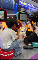 Nouvelle machine de jeu d'arcade simulateur VR 9D pour enfants avec 30 jeux variés, tir VR Dragon pour parcs d'attractions et aires de jeux