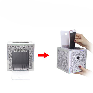 Caja Mágica de Producción, Caja Vacía con Ilusión de Apariencia, Accesorio <span class=keywords><strong>para</strong></span> Trucos de Magia en Escenario, <span class=keywords><strong>para</strong></span> Flores, Seda, Regalos, Dulces, Accesorios <span class=keywords><strong>para</strong></span> Magos - Product Image 2