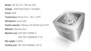 Enfriador <span class=keywords><strong>de</strong></span> vasos <span class=keywords><strong>de</strong></span> vidrio <span class=keywords><strong>de</strong></span> barra CO2 para enfriar su vaso en segundos para fiesta Maquinaria <span class=keywords><strong>de</strong></span> Shanghai Una máquina para enfriar <span class=keywords><strong>copas</strong></span> <span class=keywords><strong>de</strong></span> vino - Product Image 6