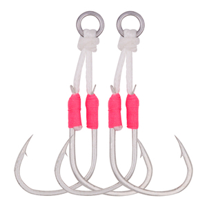 Hameçon Funadaiko pour la <span class=keywords><strong>p</strong></span>êche au jigging, écologique, hameçon assisté 1/0 2/0 3/0 4/0, pour eau salée, carpe, bar, requin, crevettes, truite, snapper, leurres - Product Image 1