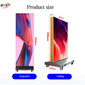 Xách tay có thể gập lại LED Poster GoB công nghệ điện tử Bảng menu cho bán lẻ - Product Image 5