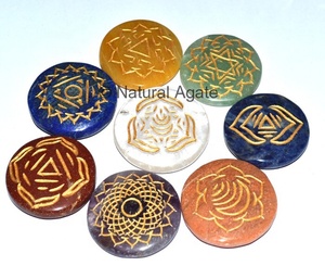Mua ngay tinh thể tự nhiên sản phẩm phong thủy bảy <span class=keywords><strong>Chakra</strong></span> đá đặt | bán buôn <span class=keywords><strong>7</strong></span> khắc <span class=keywords><strong>Chakra</strong></span> bộ từ xuất khẩu mã não - Product Image 4