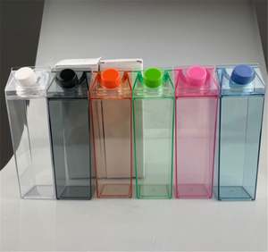 Plastic PS Leakproof Water <b>Bottle</b> 500ml/750ml/1000ml/1900ml <b>with</b> Push-Pull Lid & <b>Straw</b> for Party Use - Product Image 1