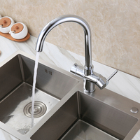 Robinet mitigeur d'eau instantané w, robinet mitigeur de cuisine avec filtre, avec serrure pour enfant, eau à ébullition chaude