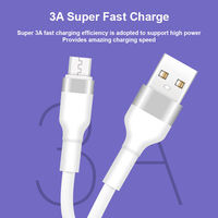 Nuevo Cable de Datos 3M 2026 con Carga Rápida Tipo-A+C, Silicona Suave Antideslizante y Ecológico para Móviles