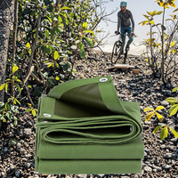 Toile verte résistante aux UV et imperméable, auvent de camion en PVC, tissu imperméable à la pluie et au soleil