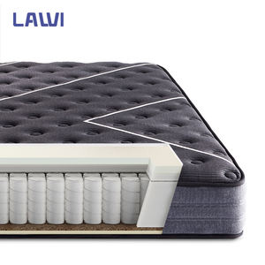 Matelas en mousse à ressorts moderne de luxe à prix d'usine pas cher LAWI, matelas king size - Product Image 5