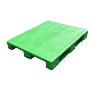 Wholesale Heavy Duty Industrial Euro Plastic Pallet 3 Runners Reusable Closed Deck Food Grade Hygienic 1200 x 800 x Single Faced