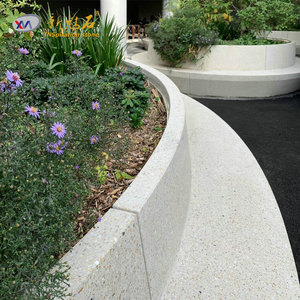 Nouveaux matériaux de construction en pierre, parterre de fleurs en béton GRC, bassin de plantation circulaire préfabriqué, taille personnalisable - Product Image 1