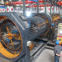 Soudeuse de cage en acier CNC LUTENG / Machine de soudage de cage de renforcement par rouleaux Machine de soudage automatique de cage en acier