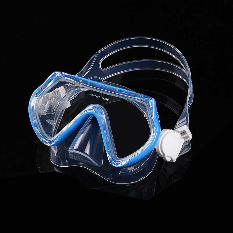 M2302 หน้ากากดำน้ำสำหรับเด็ก (สีน้ำเงิน)